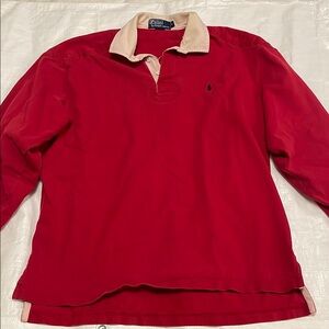 Polo Ralph Lauren Red Long Sleeve Shirt